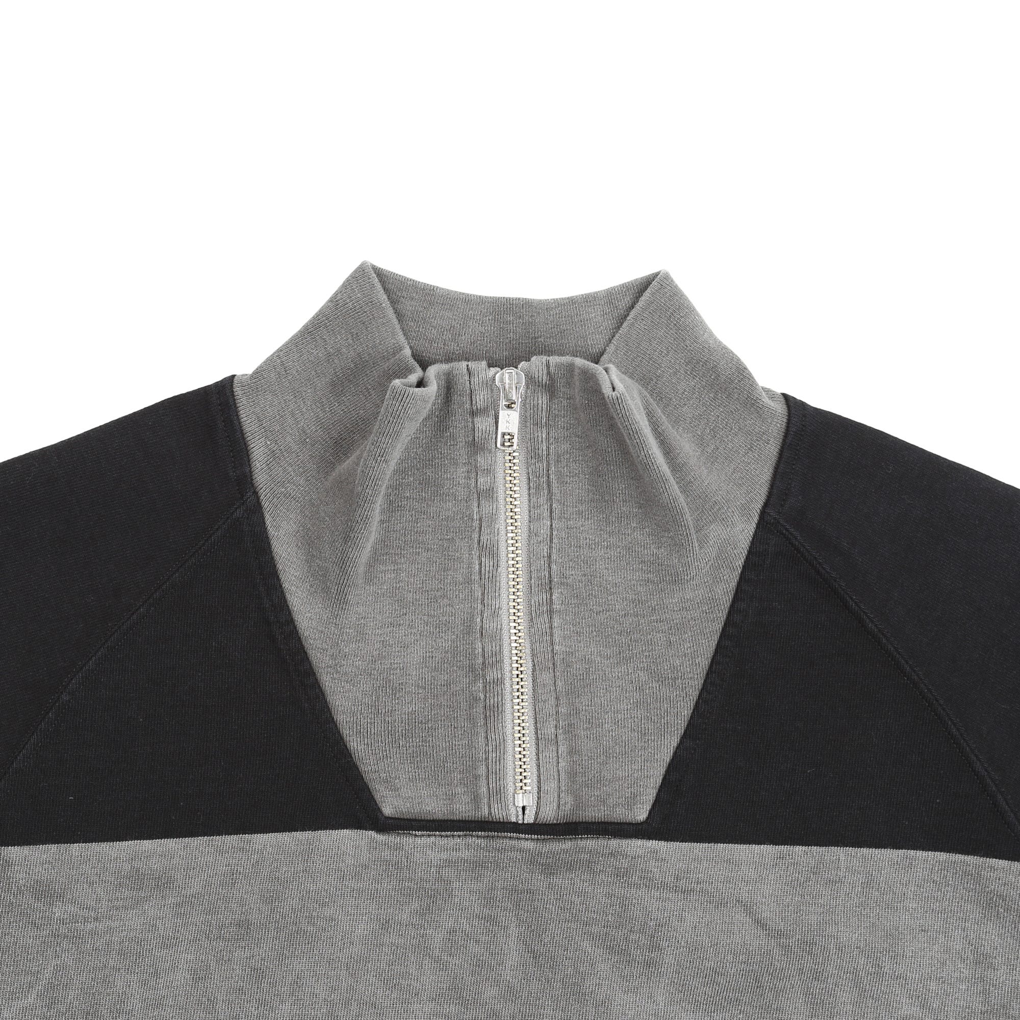 Overdye Stripe Half Zip - Grey – Supply Store