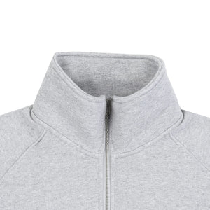 FLEECE RAGLAN ZIP MOCK