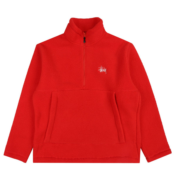 HALF ZIP MOCK POLAR FLEECE