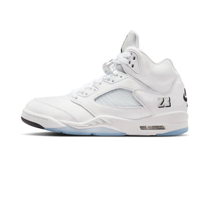 Air Jordan 5 Retro OG - White/Metallic Silver