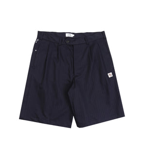 Herringbone Work Shorts - Navy