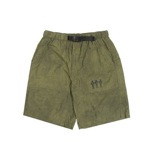 Textured Trail Shorts - Olive