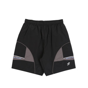 Paneled Track Short - Black