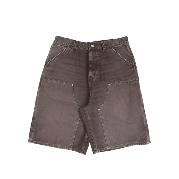 OG Double Knee Short-Tobacco destroy wash