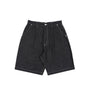Cotton Nylon Twill Shorts - Navy/White