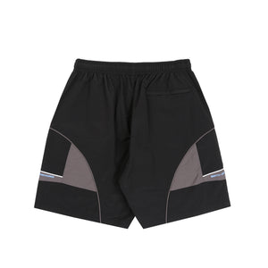Paneled Track Short - Black