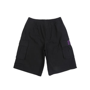 Rip Stop Cargo Shorts - Black