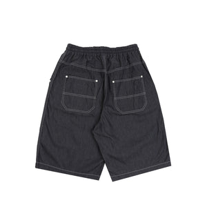 Cotton Light Denim Garment Washed - Navy