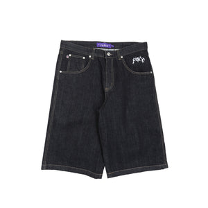 Curve Denim Shorts - Indigo