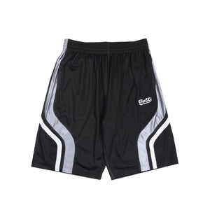 Piped Mesh Short - Black