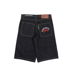 Curve Denim Shorts - Indigo