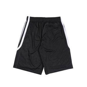 Piped Mesh Short - Black