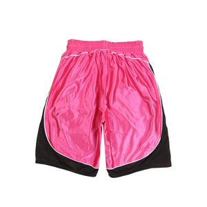 Reversible Court Short - Black/Fuchsia