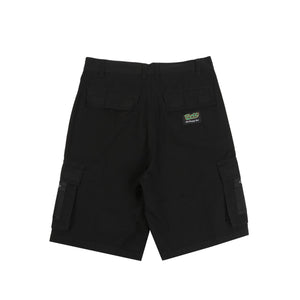 Cotton Cargo Shorts - Black