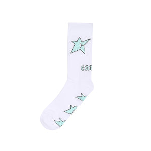C-Star Glow In The Dark Sock - White