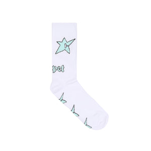 C-Star Glow In The Dark Sock - White