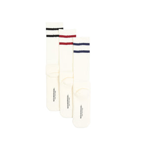 Classic 3 Pack Socks - White