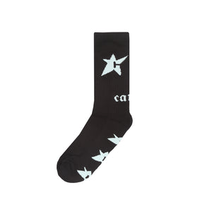 C-Star Glow In The Dark Sock - Black