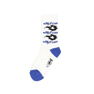 eMpT cav Fire Socks - White