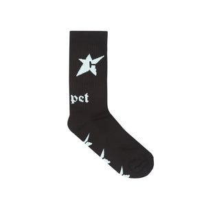 C-Star Glow In The Dark Sock - Black