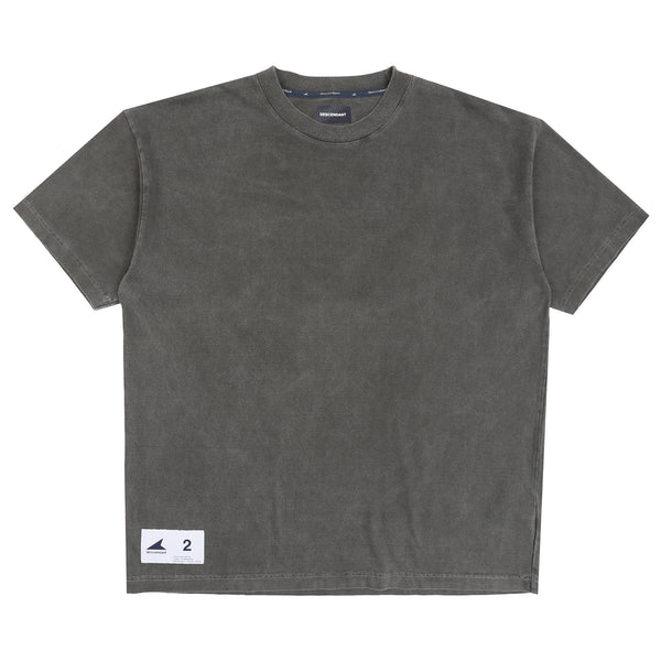 Cachalot SS Pigment Dye T-Shirt - Charcoal