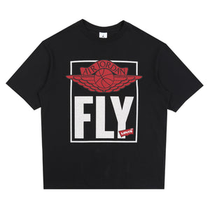 Air Jordan x Levis SS T-Shirt - Black