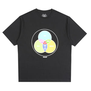 ZEN DIAGRAM T-SHIRT  - BLACK