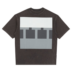Block T-Shirt - Black Acid Wash