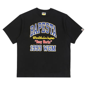 Bape Sta College Relaxed Fit T-Shirt - Black