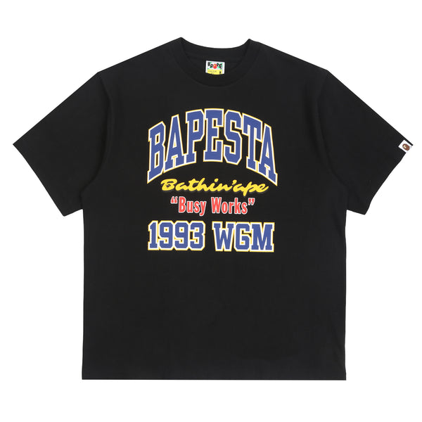Bape Sta College Relaxed Fit T-Shirt - Black