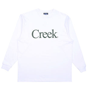 L/S T-Shirt - White/Greem