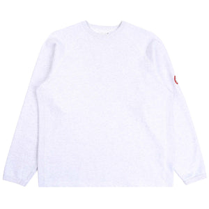 Half Panel Rib Crewneck - Grey