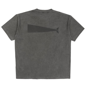 Cachalot SS Pigment Dye T-Shirt - Charcoal