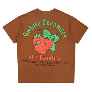 Eat Vegetables T-Shirt - Rust