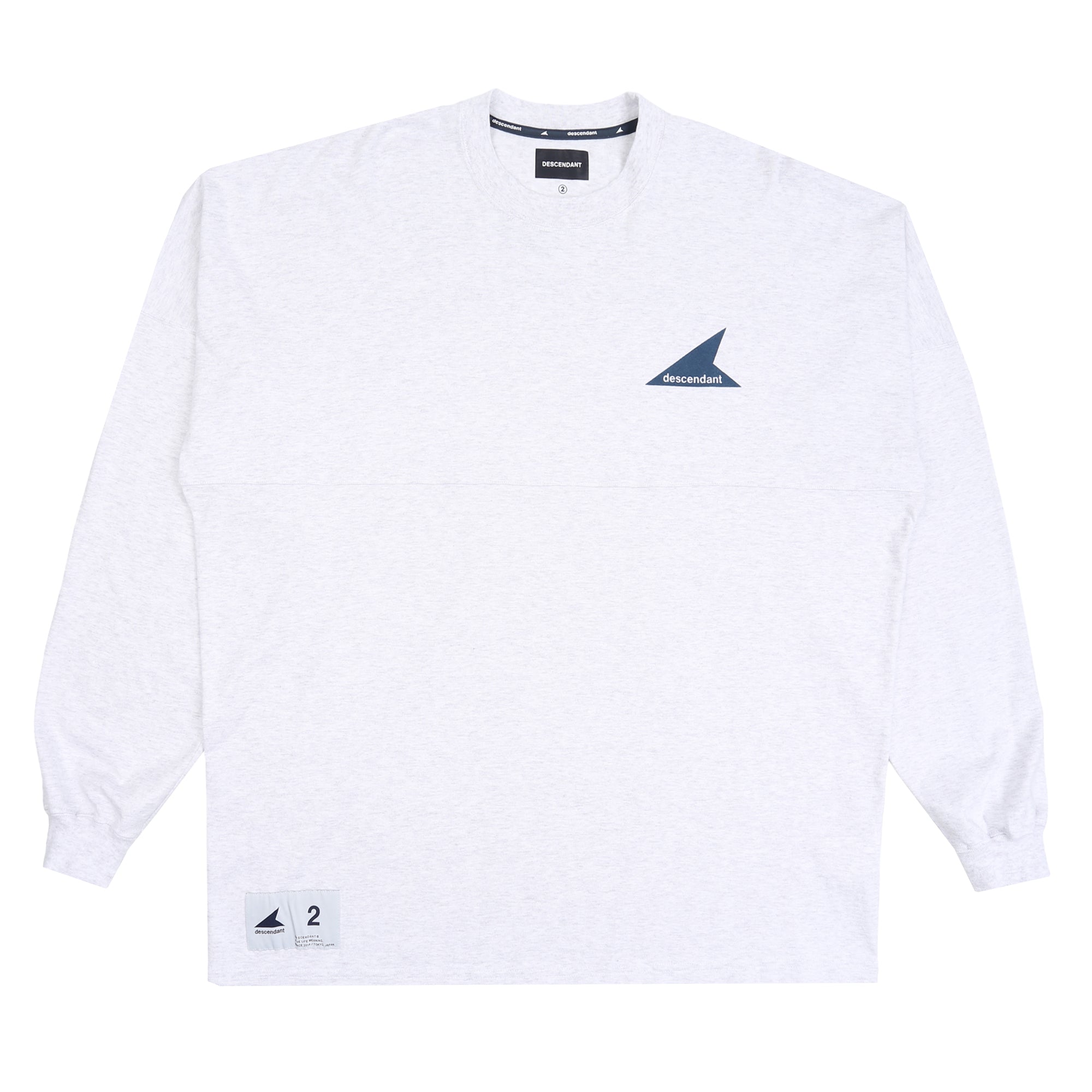 DESCENDANT⁄CETUS DESCENDANT CETUS JERSEY LS Mサイズ BLUE JERSEY LS 