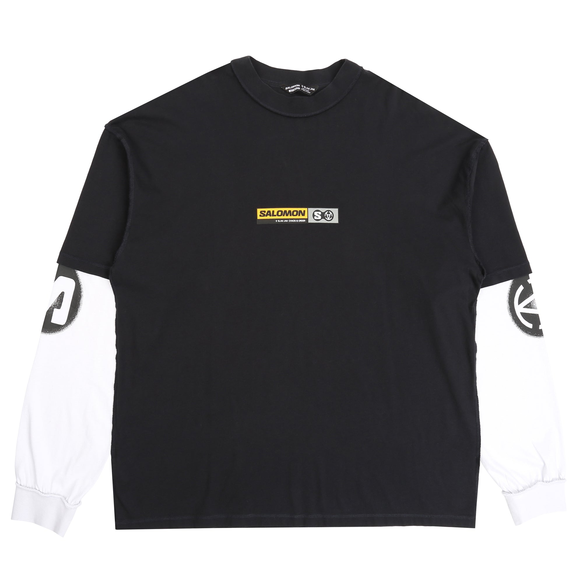 Slam Jam LS T-Shirt - Deep Black/White – Supply Store