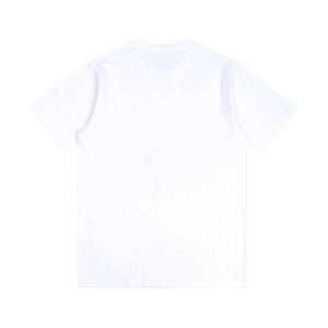 W' Crystal Stone College T-Shirt - White