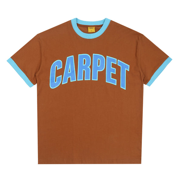 Varsity Ringer T-Shirt - Brown