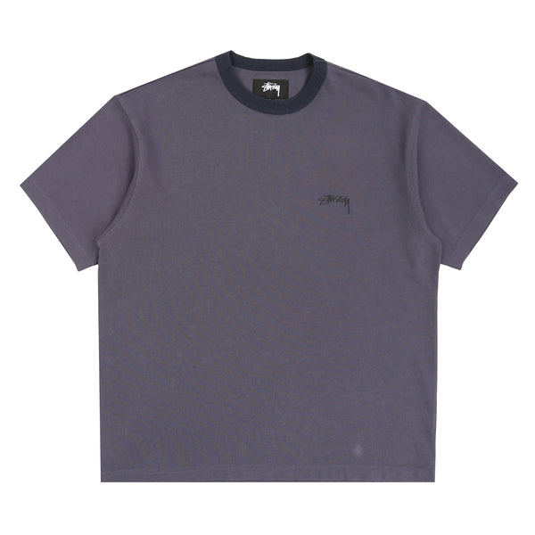 SS Ringer Tee - Blueberry