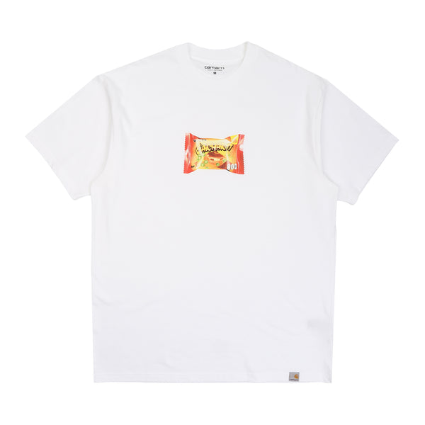 S/S Road Side Snack T-Shirt-White
