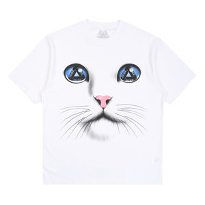 Cat Face T-Shirt - White