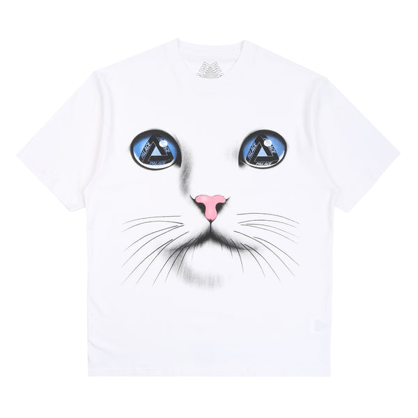 Cat Face T-Shirt - White