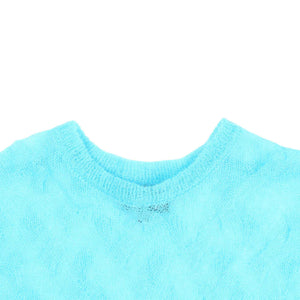 LOOSE KNIT CROSS CABLE