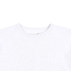 Half Panel Rib Crewneck - Grey
