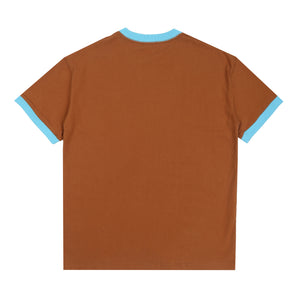 Varsity Ringer T-Shirt - Brown