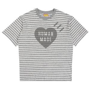 Heart Striped T-Shirt - Grey