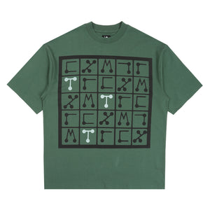 Squares T-Shirt - Forest Green