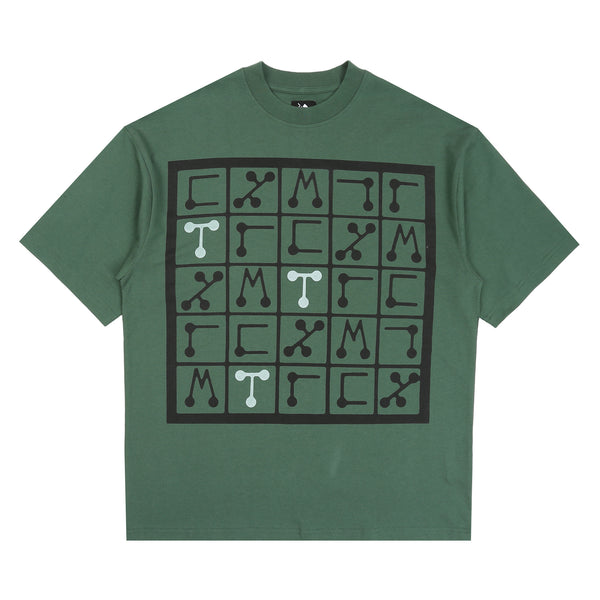 Squares T-Shirt - Forest Green