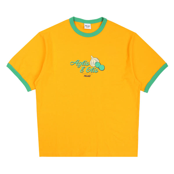 Aglio E Olio Ringer T-Shirt - Sunny Yellow