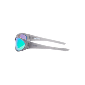 Adrian Sunglasses - Frost Grey/Green Mirror